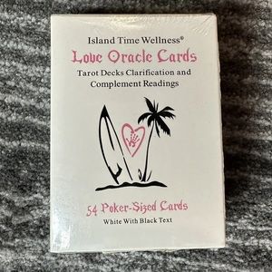 Love Oracle Card Deck 54 Island Time Wellness Fortune Telling Game White Box New